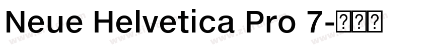 Neue Helvetica Pro 7字体转换